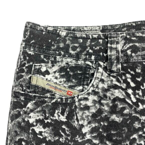DIESEL Malphas Corduroy Skinny Pant Sz 28 Abstract Print - Picture 6 of 9